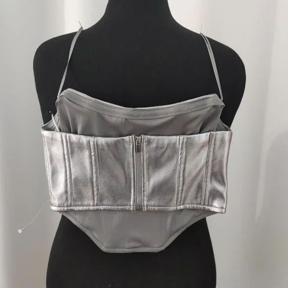 Silver metallic top - Picture 2 of 5